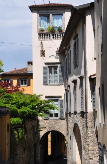 Ville de Bergame en Lombardie - Avril 2014