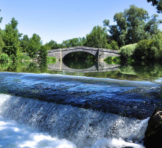 Pont bouée à Vibrac - Charente - Juillet 2014