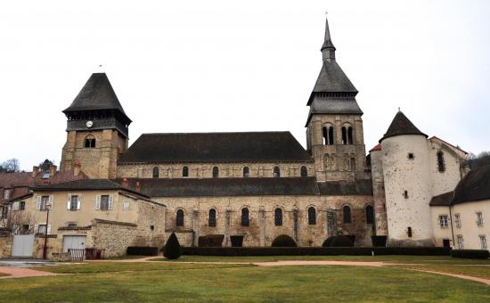 Abbatiale Sainte Valérie à Chambon-Sur-Voueize - Creuse - Février 2015