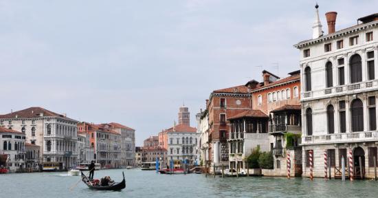 Le Grand Canal à Venise - Vénétie - Avril 2014
