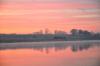 Lever du jour sur le lac de Mas Chaban en Haute Charente (16)