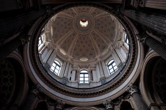 Coupole de la basilique de Superga à Turin - Piémont (TO)