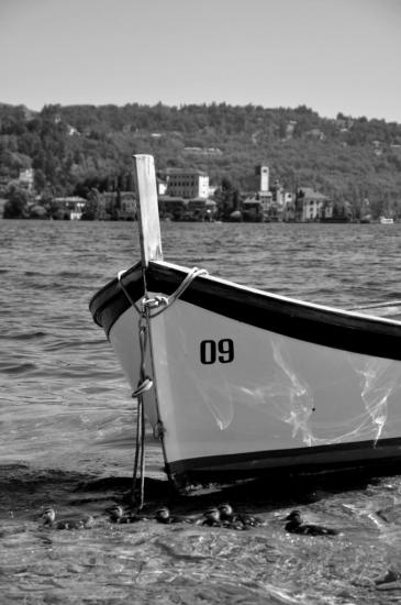 Barque sur le lac d'Orta - Piémont (NO)