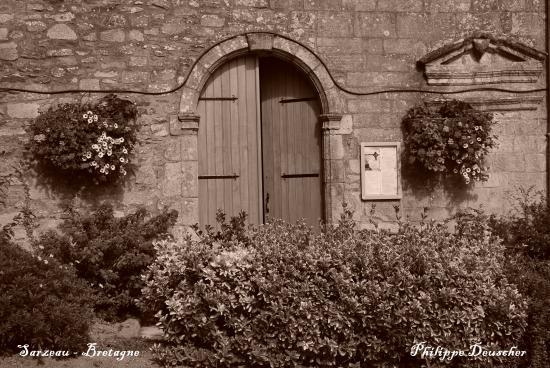 Façade de l'église de Sarzeau (56)