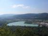 Etang de la sablière à Mathay depuis le belvédère de Mandeure (25)