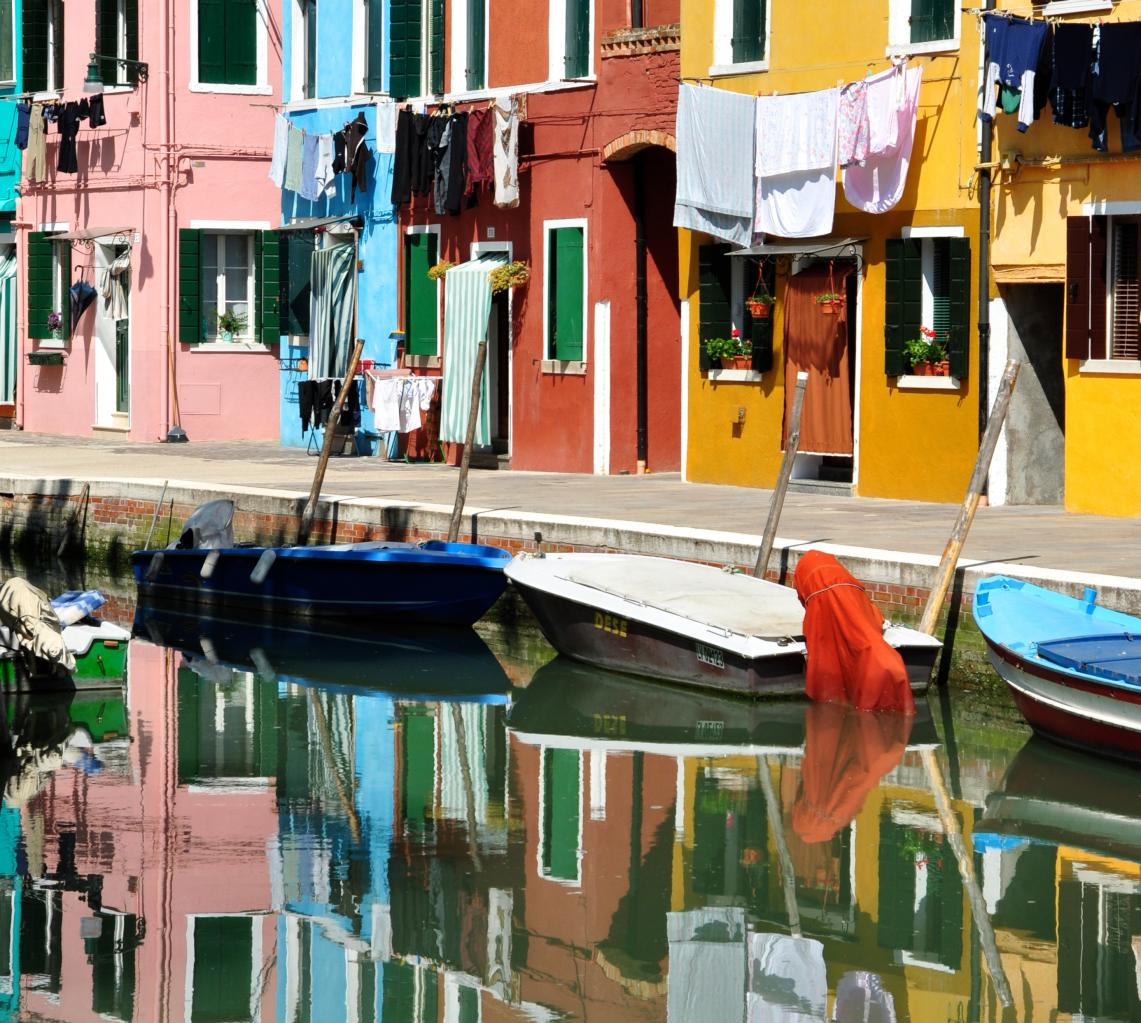 Village de Burano - Vénétie - Italie - Avril 2014