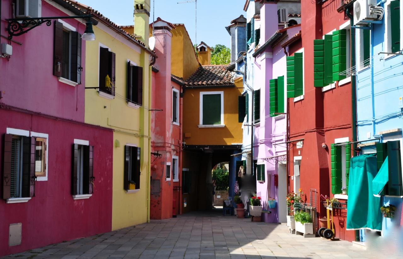 Village de Burano - Vénétie - Italie - Avril 2014