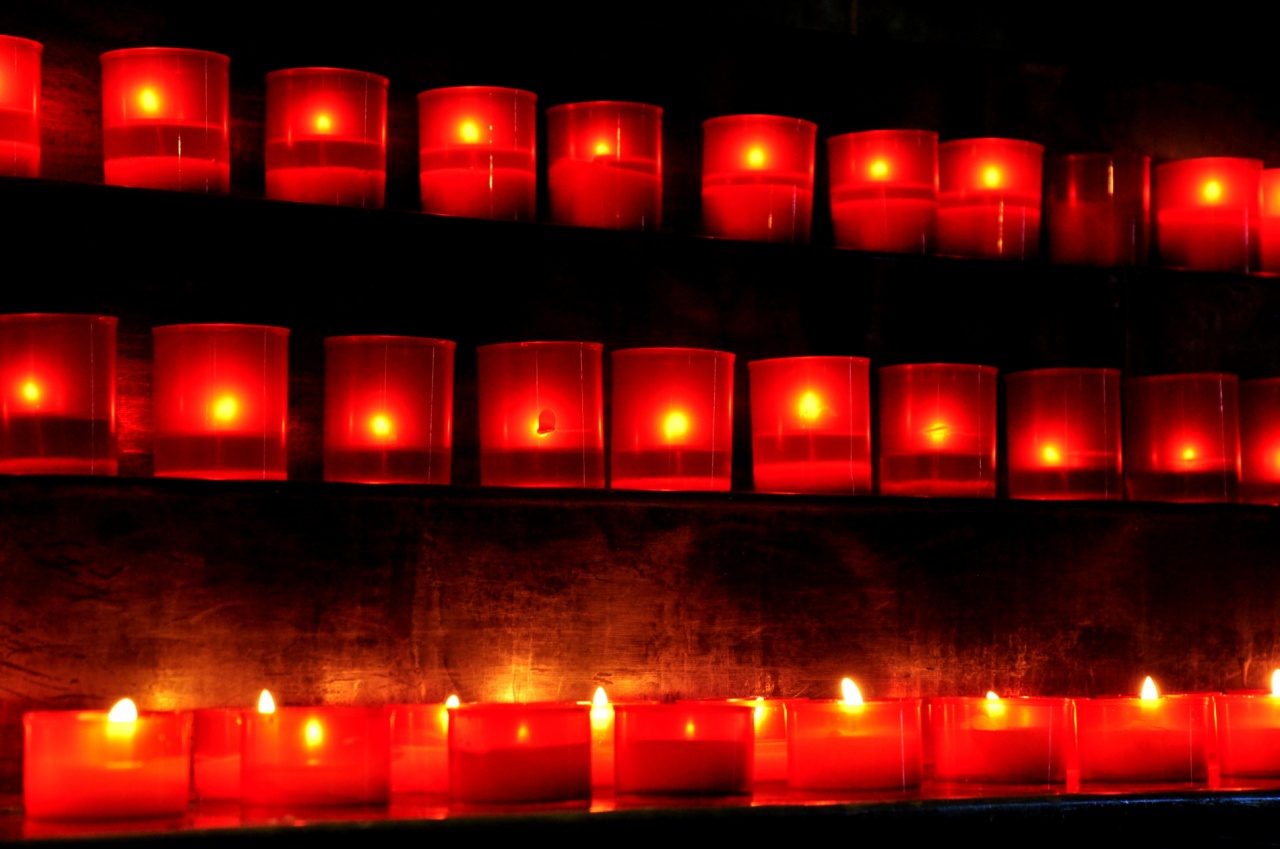 Bougies au Sanctuaire de Notre Dame de La Salette - Isère - Août 2011