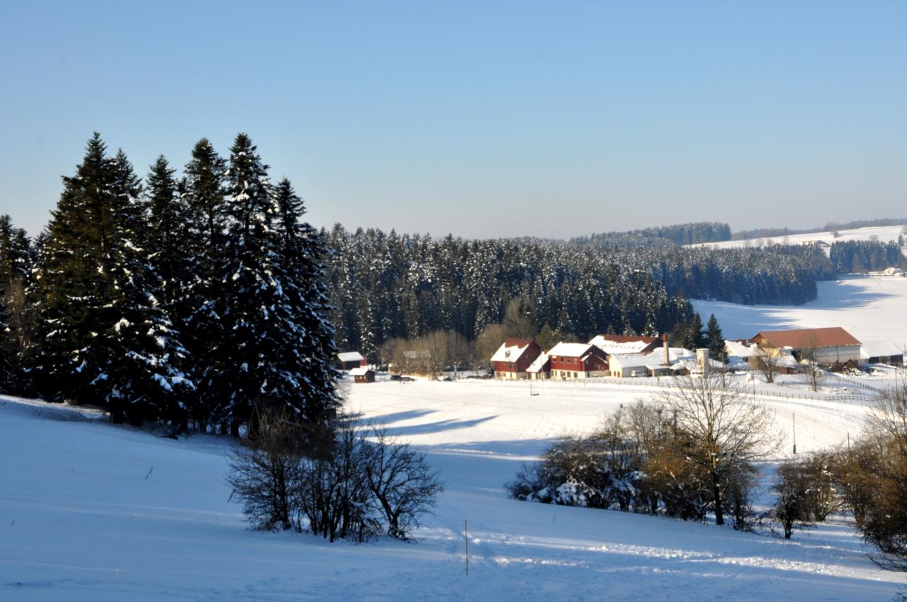 Paysage d'hiver à Charquemont - Doubs - Février 2013