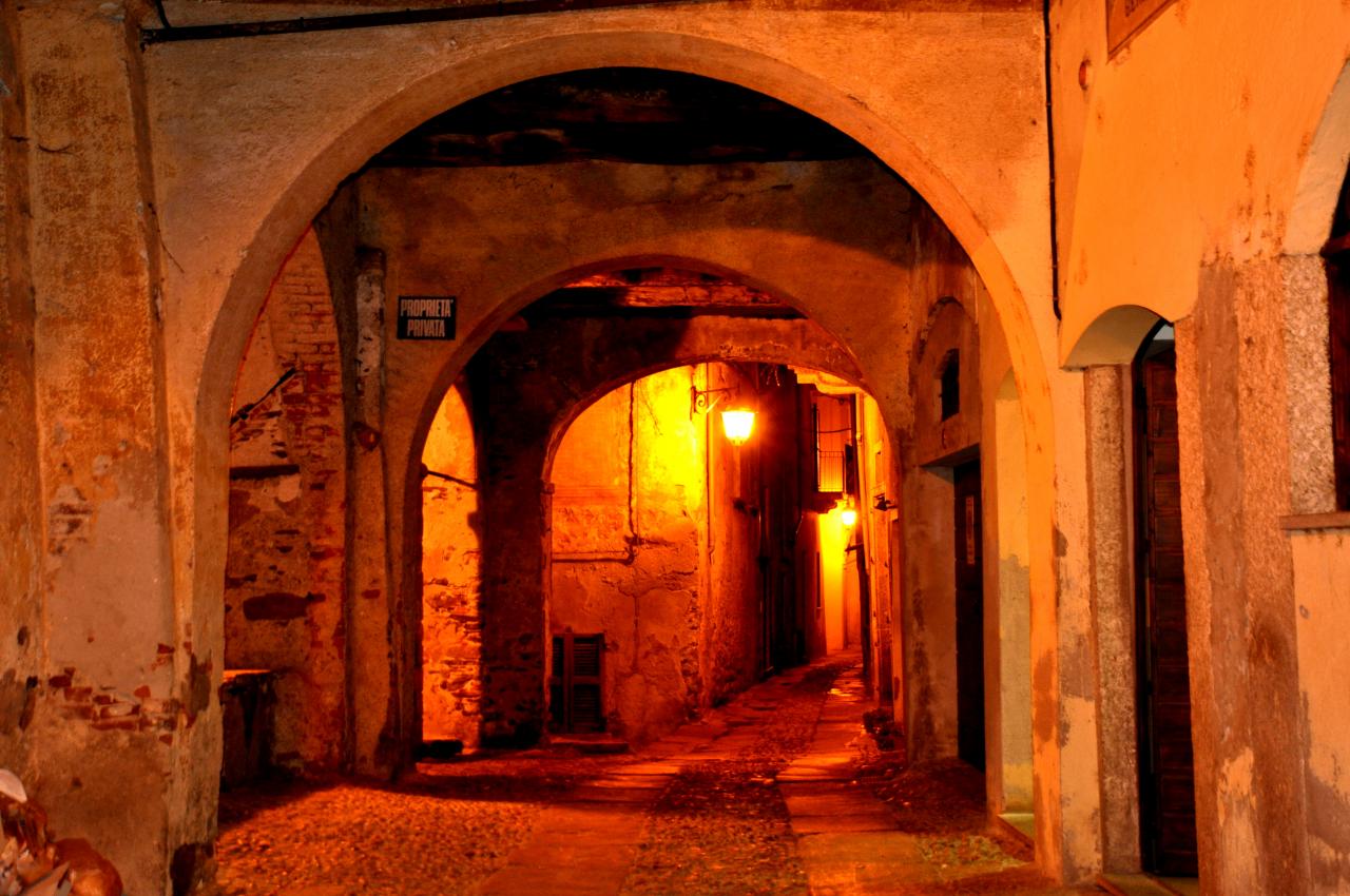 Village d'Orta San Giulio - Piémont - Italie - Août 2012