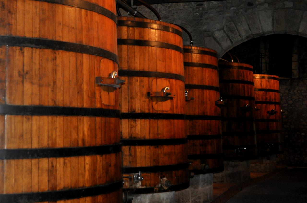 Chai au château Lamarque - Gironde - Avril 2013