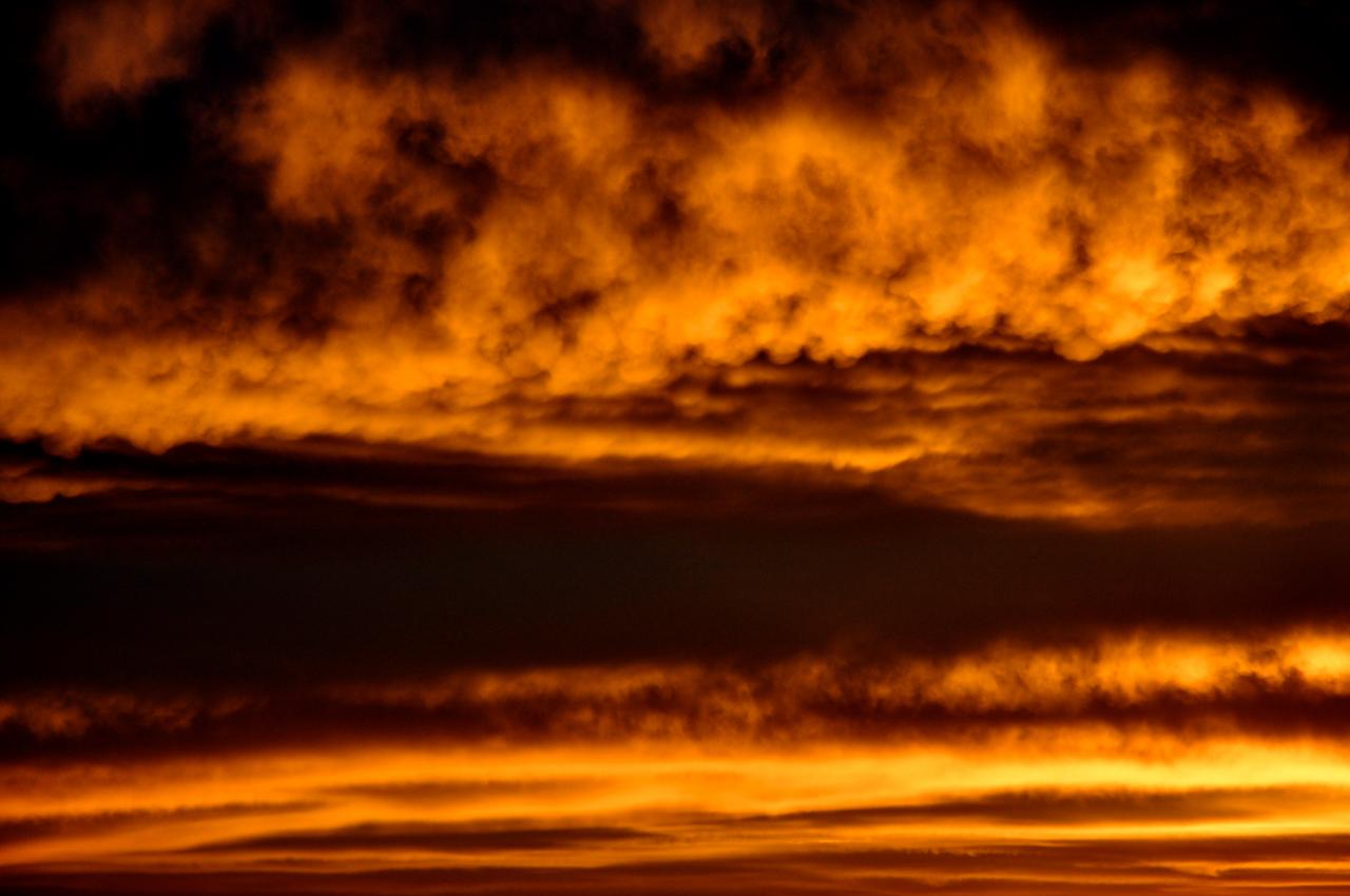 Lever de soleil à Bouteville - Charente - Octobre 2013