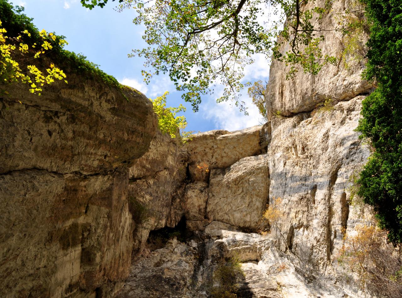 Grotte du château de la Roche à Chamesol - Doubs - Octobre 2014