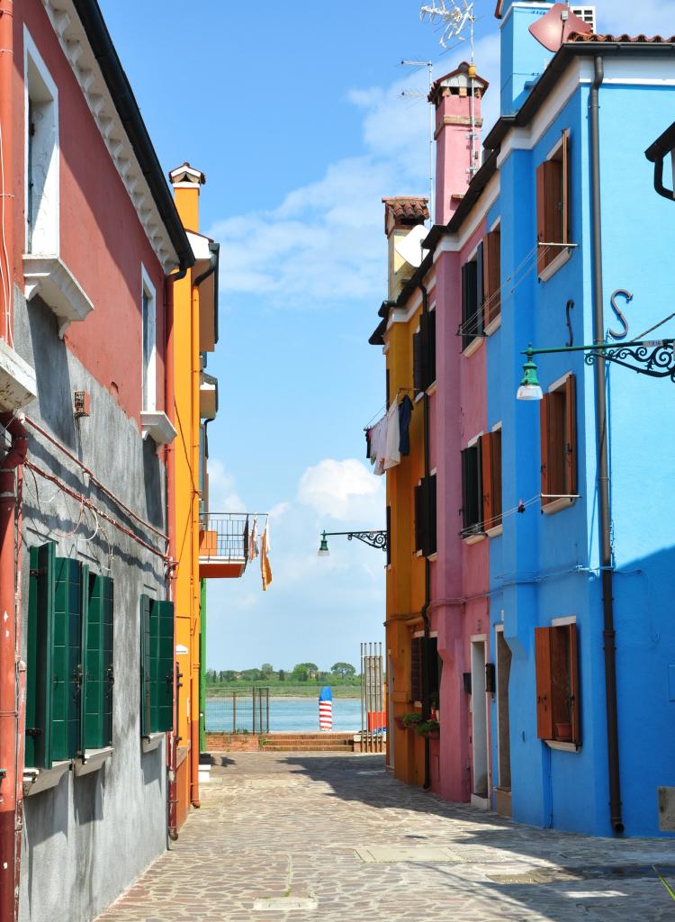 Village de Burano - Vénétie - Italie - Avril 2014