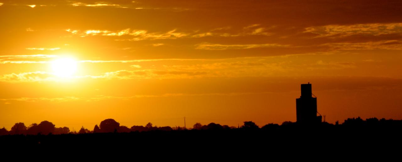 Lever de soleil en Charente maritime - Octobre 2013