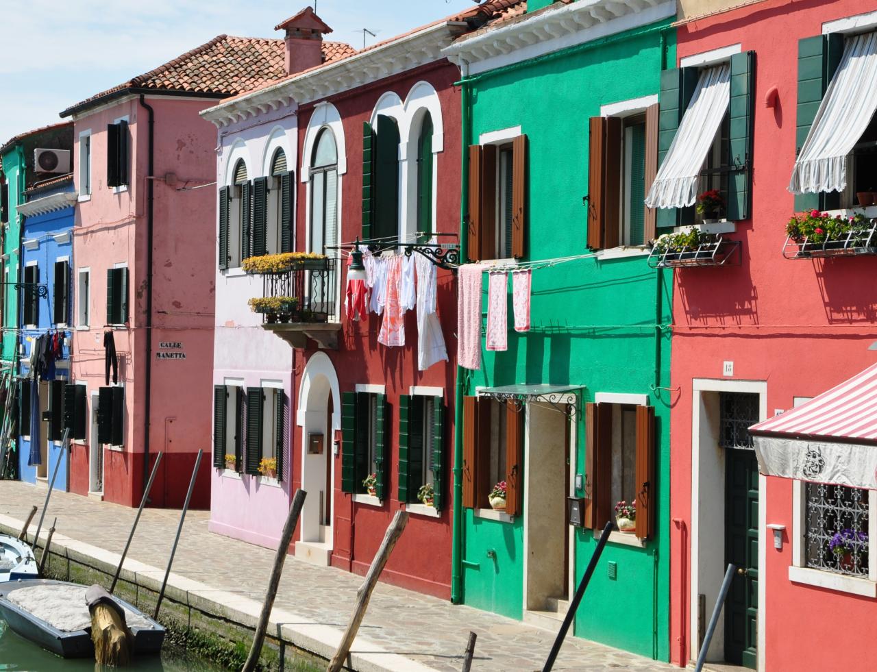 Village de Burano - Vénétie - Italie - Avril 2014