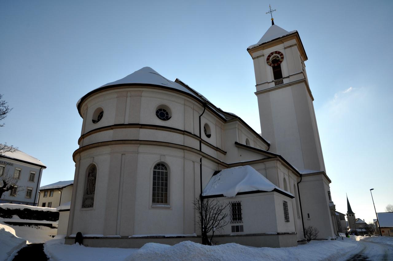 Notre Dame de l'Assomption à Saignelégier - Suisse - Février 2013