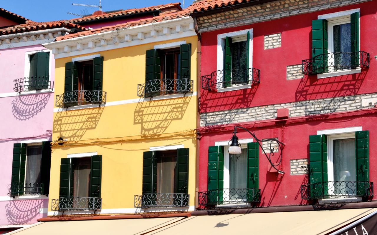 Village de Burano - Vénétie - Italie - Avril 2014