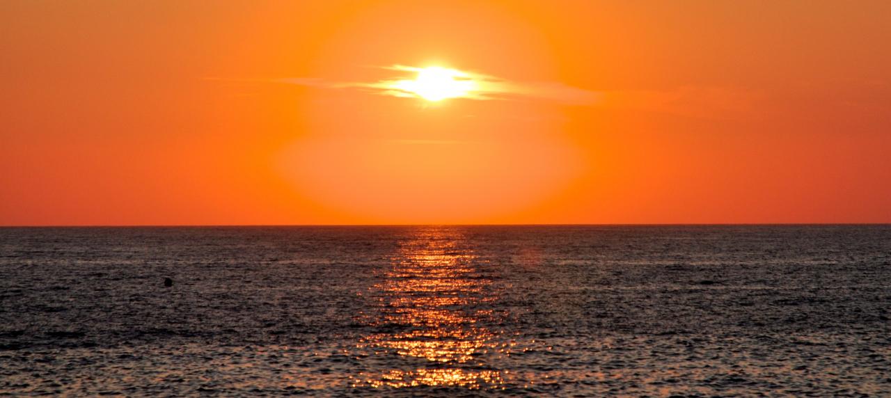 Coucher de soleil sur Porto - Corse du sud - Août 2014