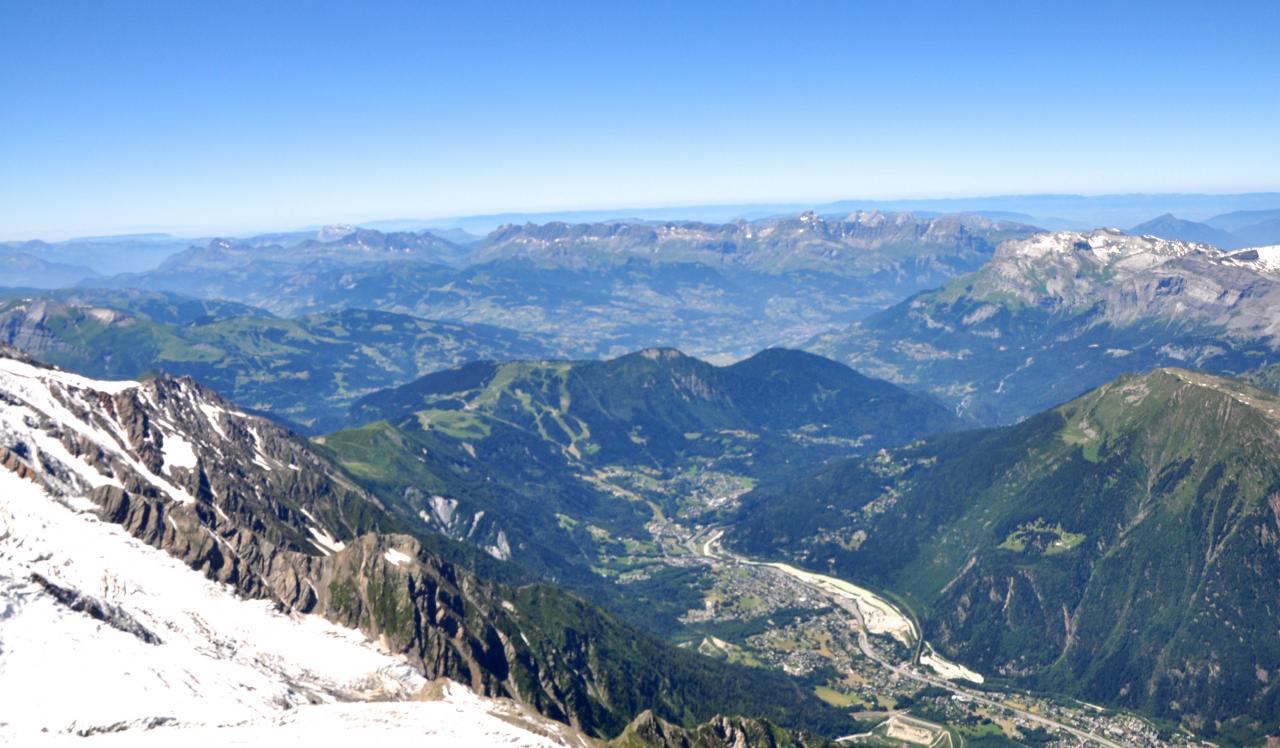 Panorama à l'aiguille du midi - Haute-Savoie - Juillet 2016