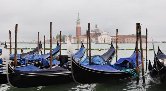 Gondoles à Venise - Vénétie - Avril 2014